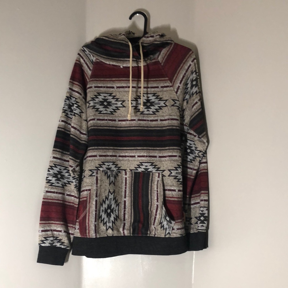 Brooklyn cloth Aztec hoodie